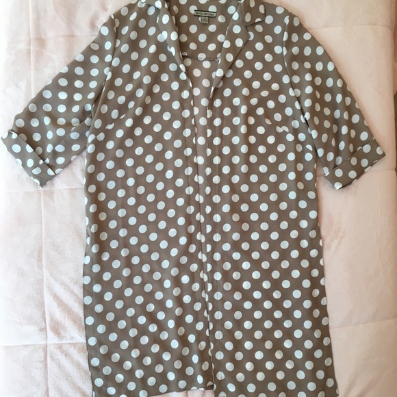 Polka dot duster-style top - Picture 1 of 6